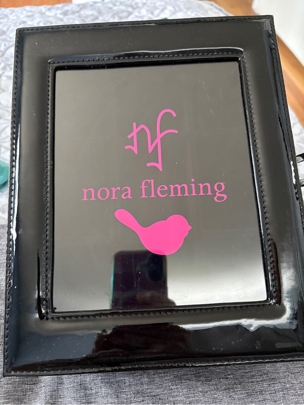 Nora Fleming Black Trinket Mini storage box